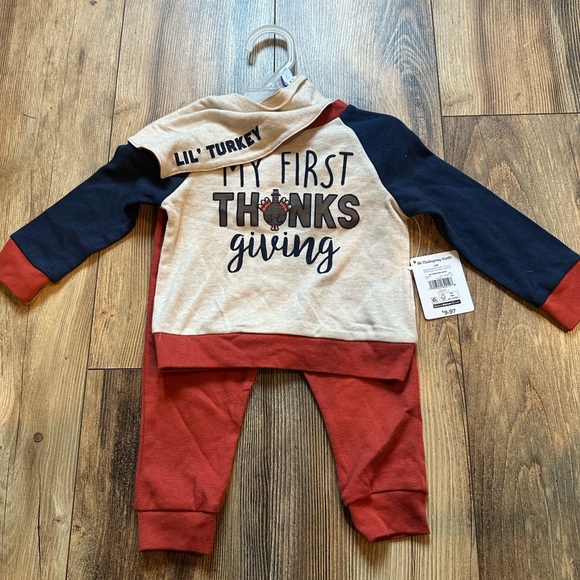 way to celebrate Other - 🦃Way to celebrate Thanksgiving baby boy 3 piece outfit; size: 12 months